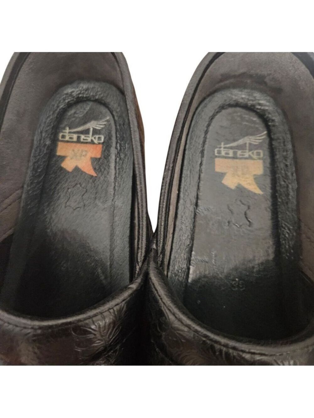 DANSKO Women's Professional Tooled Black Clogs Sz 39 - Picture 7 of 9
